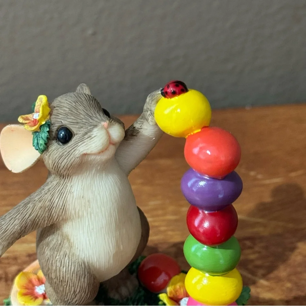 Charming Tails “You’re The Top Bean” Item #88/124 Fitz and Floyd 💛🧡💜❤️💚